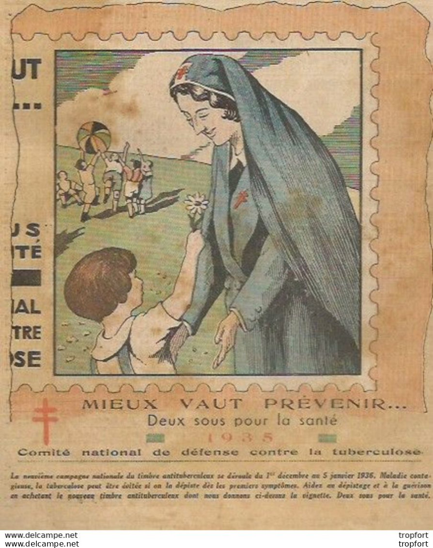P2 / Old Newspaper Journal Ancien 1935 / Saint-ARMEL / TIR ARC Japon / TUBERCULOSE / Bd Carpe Et Lapin - 1950 - Heute