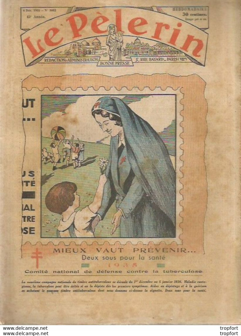 P2 / Old Newspaper Journal Ancien 1935 / Saint-ARMEL / TIR ARC Japon / TUBERCULOSE / Bd Carpe Et Lapin - 1950 - Today