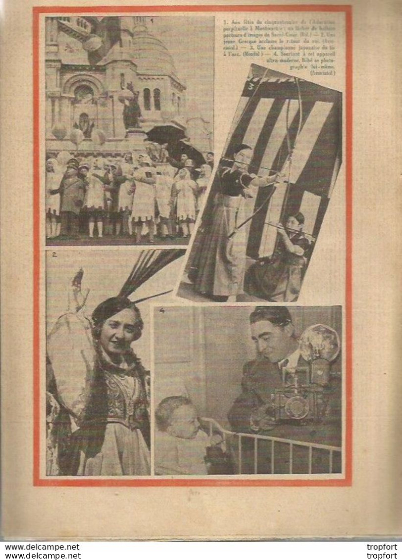P2 / Old Newspaper Journal Ancien 1935 / Saint-ARMEL / TIR ARC Japon / TUBERCULOSE / Bd Carpe Et Lapin - 1950 à Nos Jours