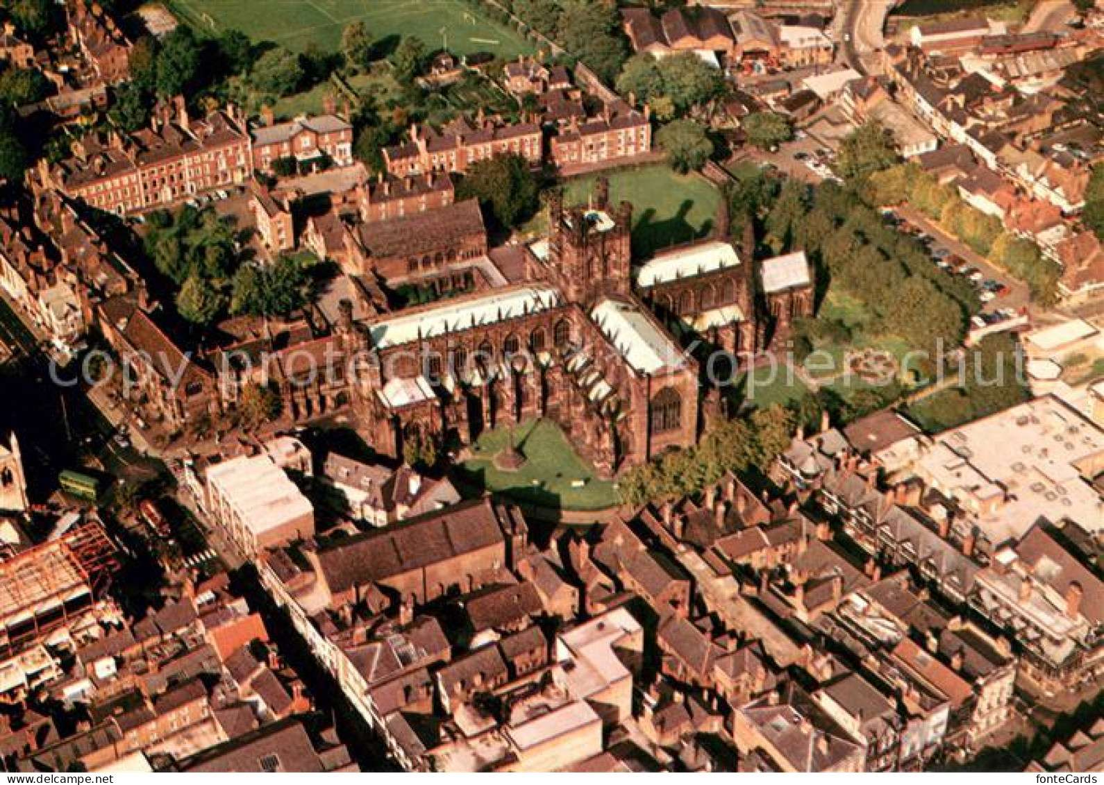 73627088 Chester Cheshire Fliegeraufnahme  - Altri & Non Classificati