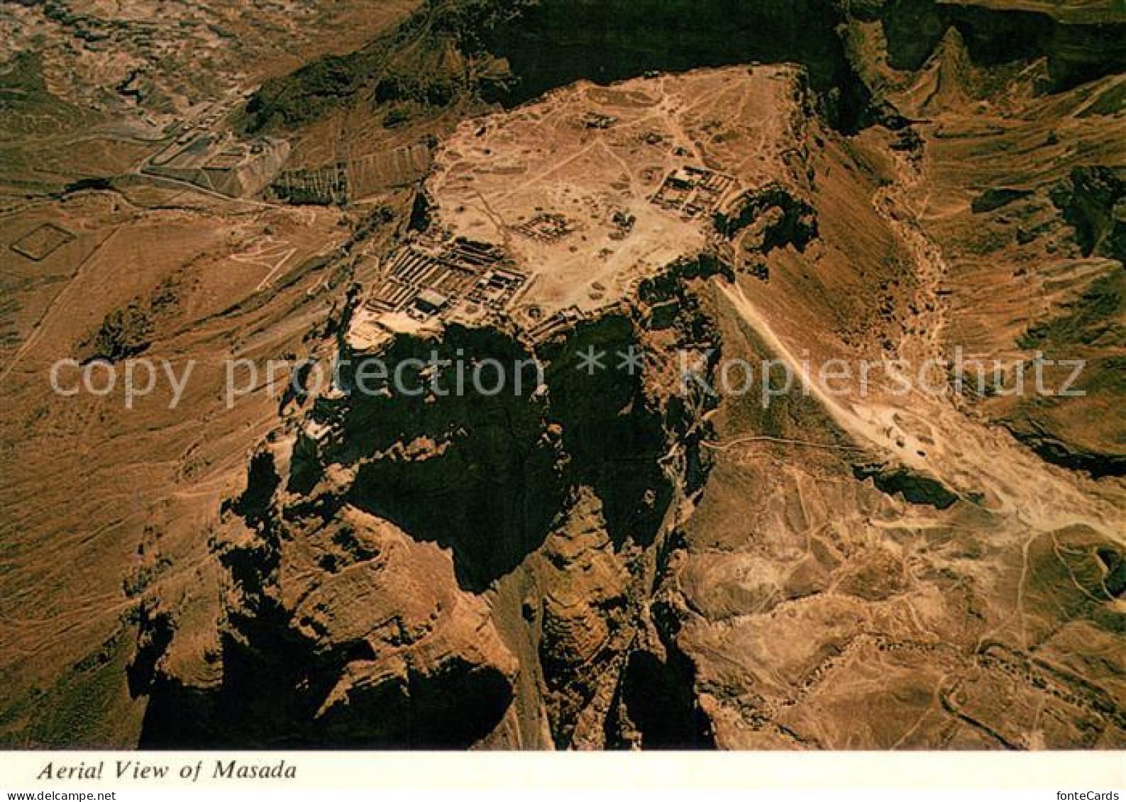 73622476 Masada Fliegeraufnahme Masada - Israel