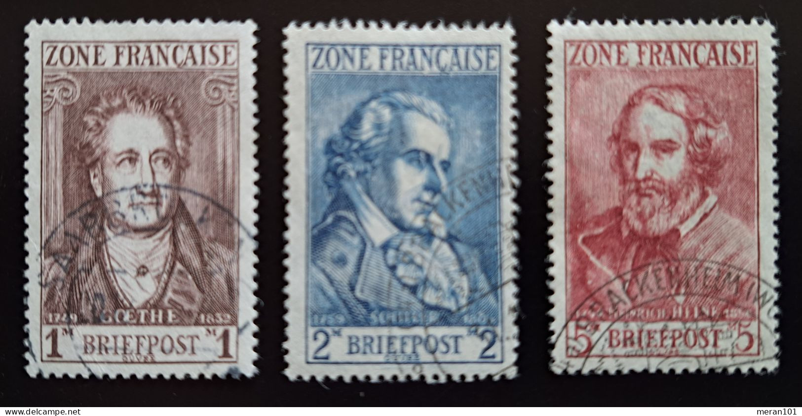 Französische Zone, Mi 1-13, Gestempelt, Allg. Ausgabe 1945/46 - General Issues