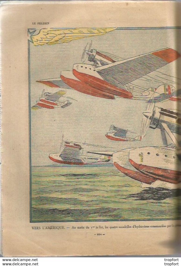 P1 / Old Newspaper Journal Ancien 1933 / WOLPPY Fraises / HYDRAVION / Orbetello / Publicités BANANIA - 1950 à Nos Jours