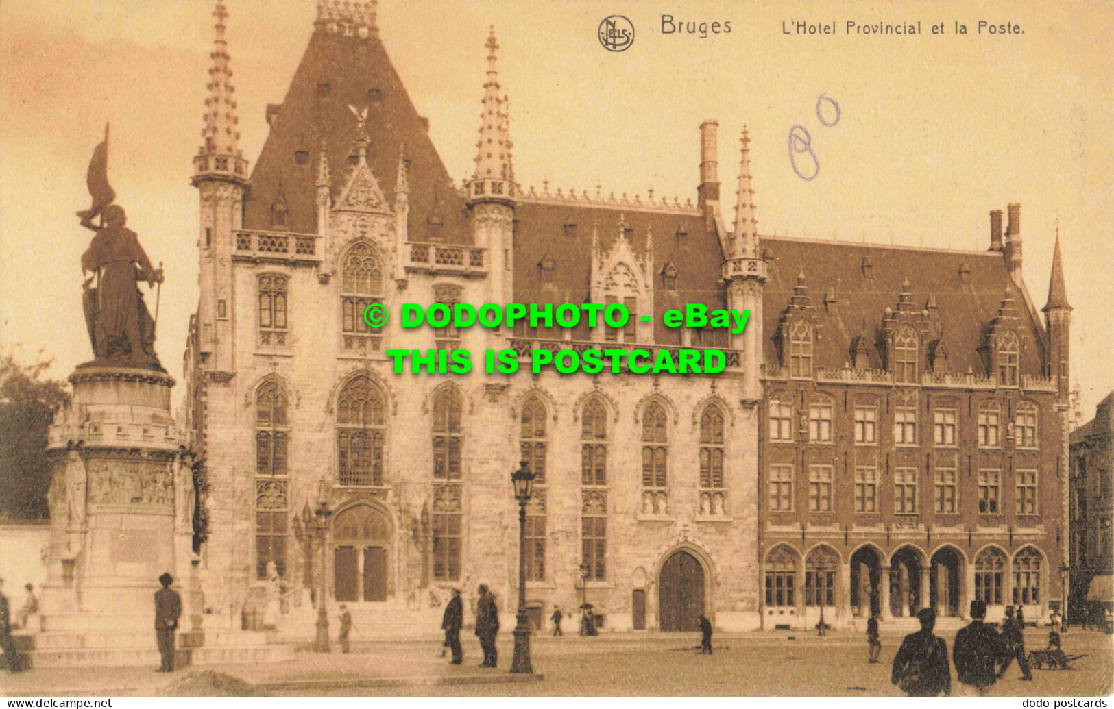 R556328 Bruges. L Hotel Provincial Et La Poste. Ern. Nels Thill. Serie Bruges No - Monde