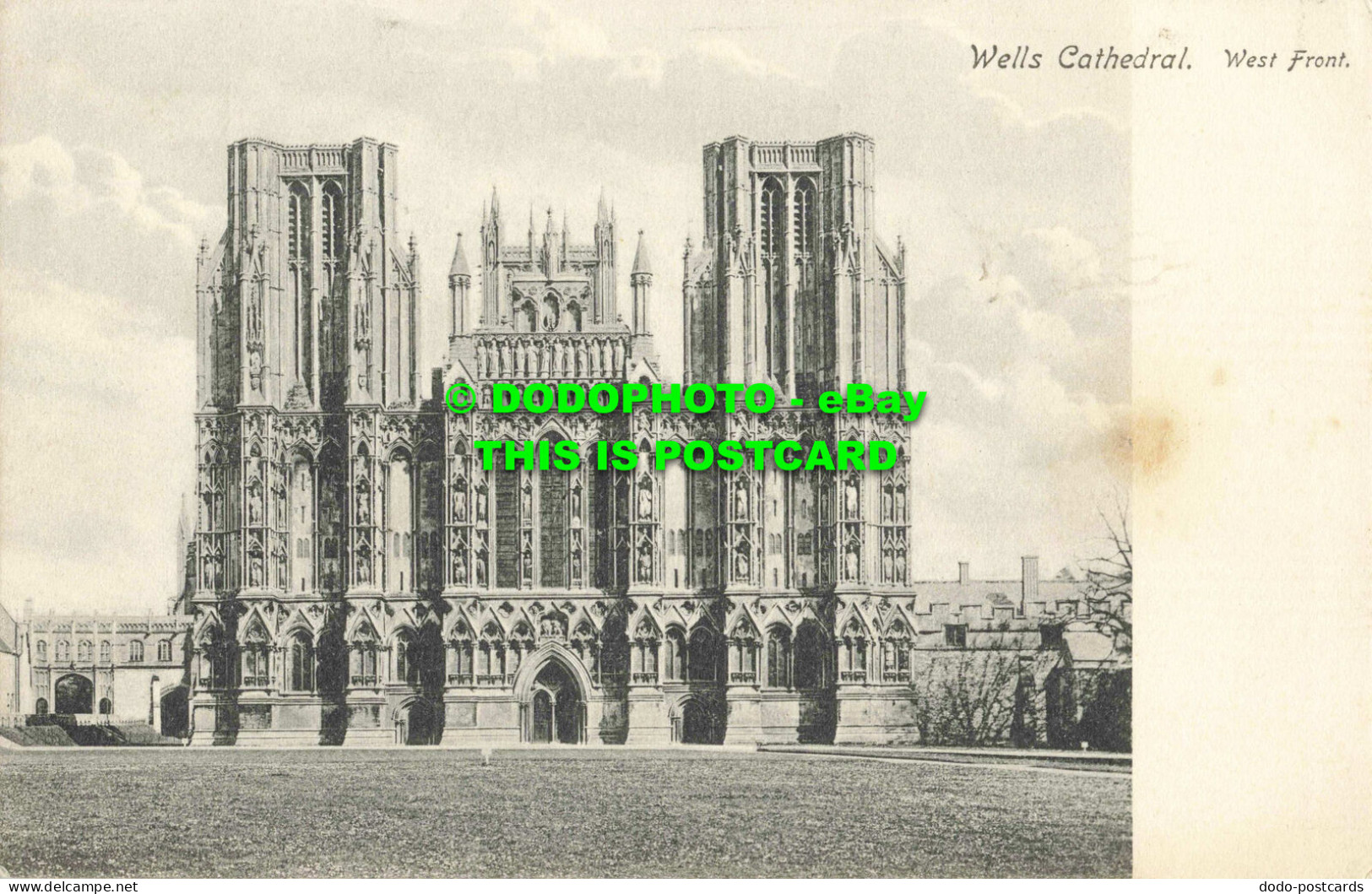 R556648 Wells Cathedral. West Front. Montague Cooper Taunton - Monde