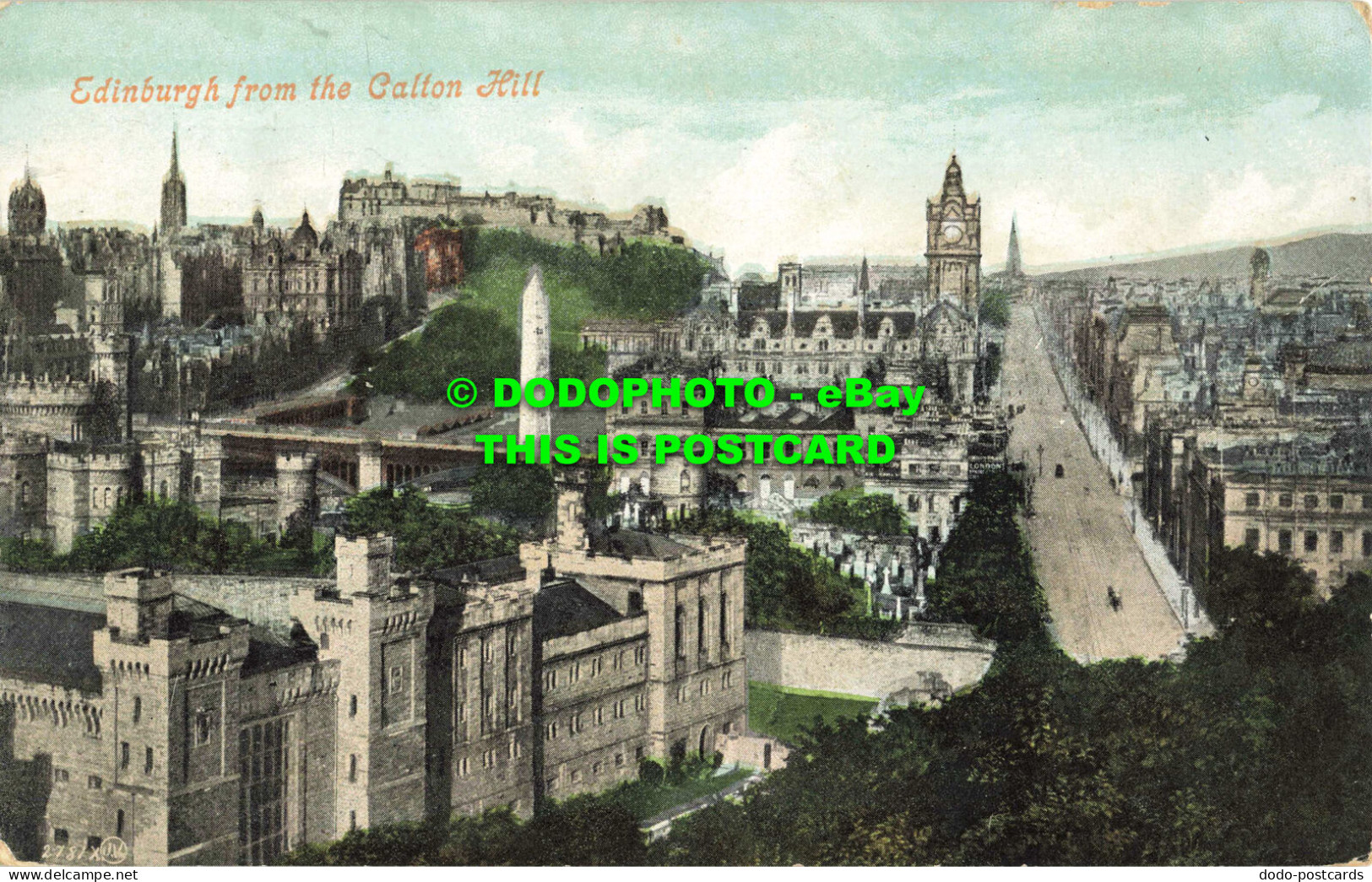 R556983 Edinburgh From Calton Hill. 2781X. Valentines Series. 1906 - Monde