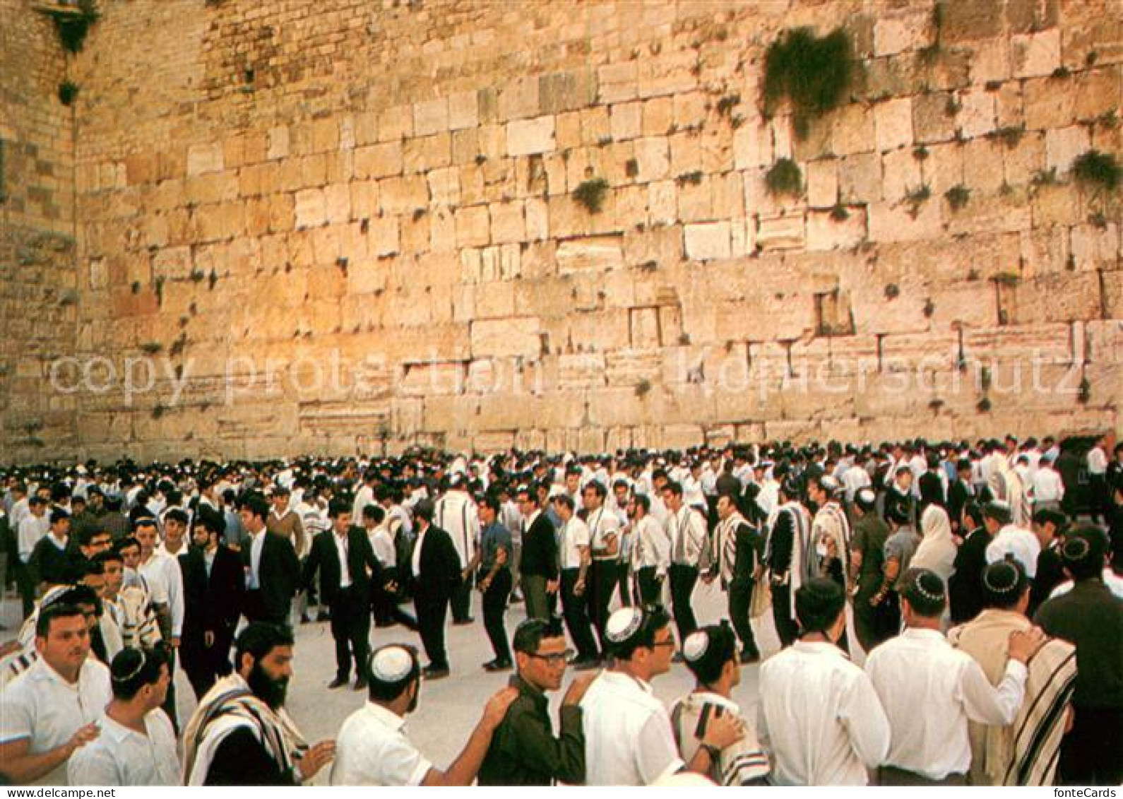 73622423 Jerusalem Yerushalayim Congregation At The Wailing Wall Jerusalem Yerus - Israel