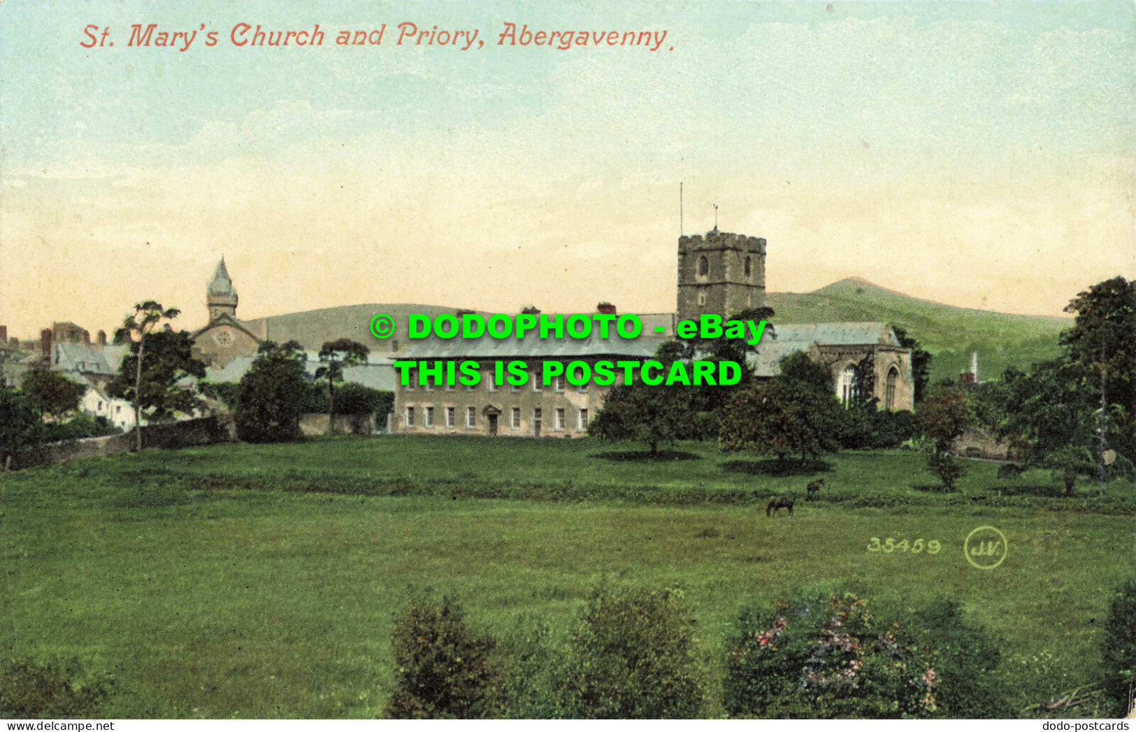 R556333 Abergavenny. St. Mary Church And Priory. Valentine Series - Monde