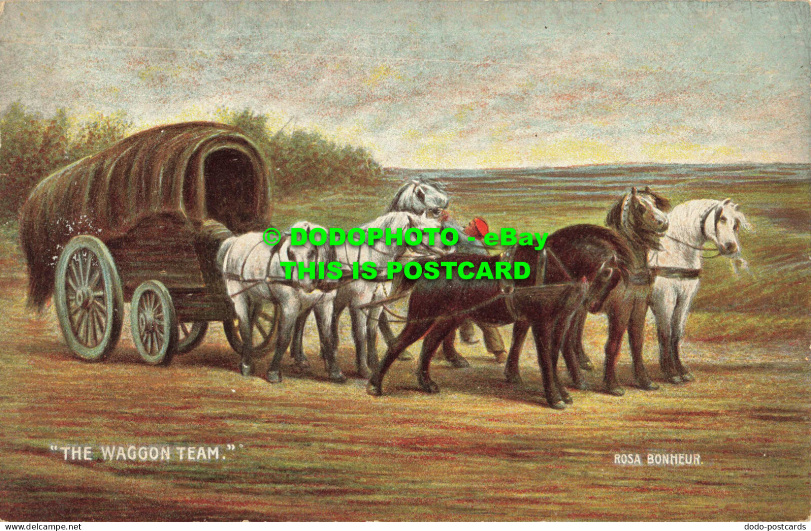 R556988 Waggon Team. Rosa Bonheur. Horses. Misch And Stocks Great Masters Series - Monde