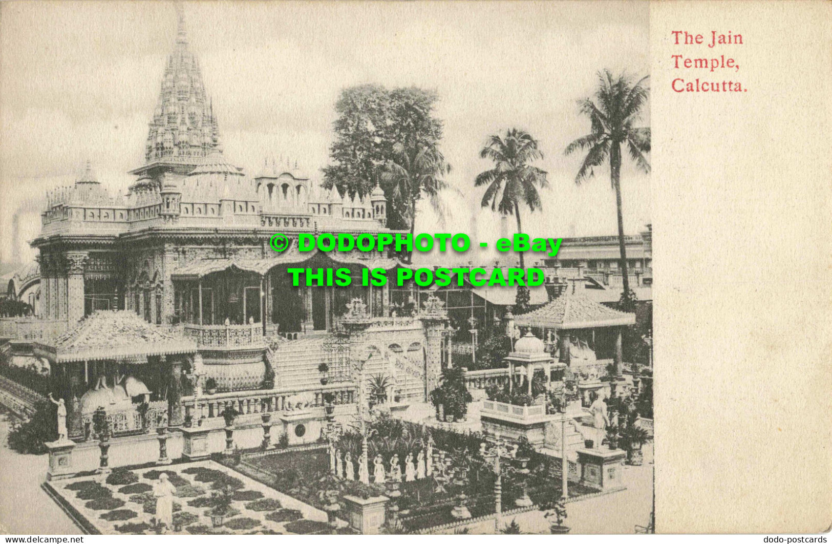 R556337 Calcutta. The Jain Temple. Johnston And Hoffmann. No. 8 - Monde