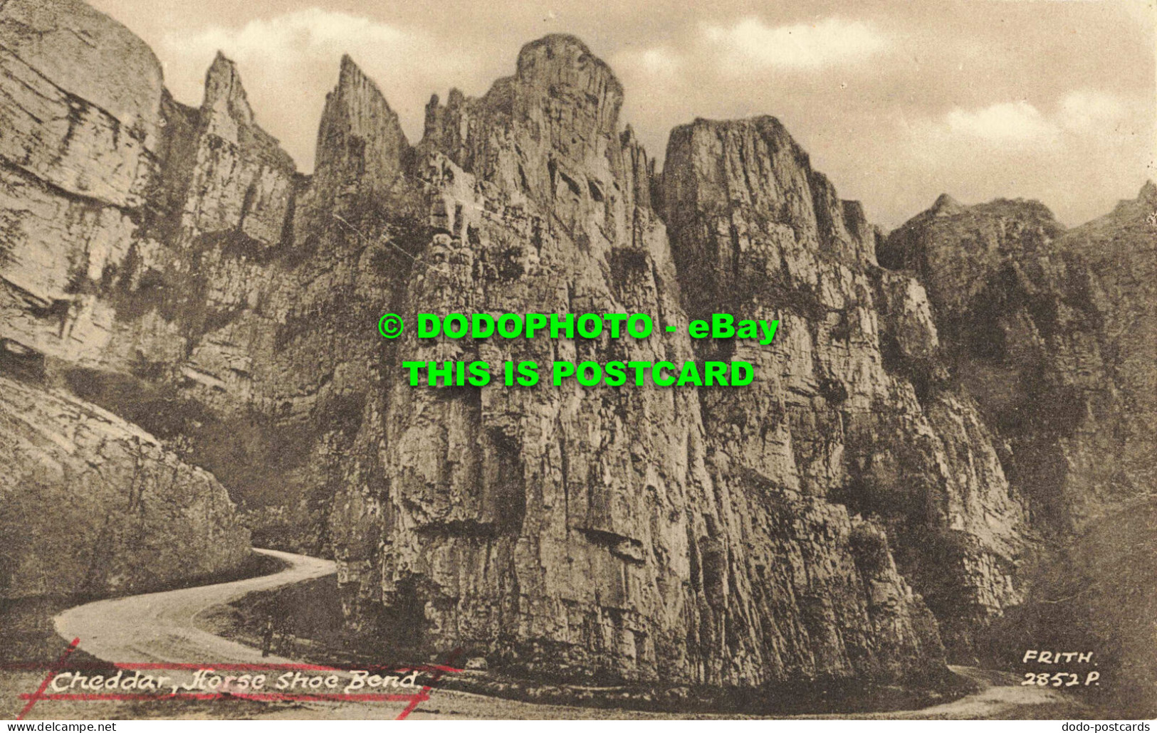 R556992 Cheddar. Horse Shoe Bend. Frith. 2852 P. Friths Series. 1950 - Monde