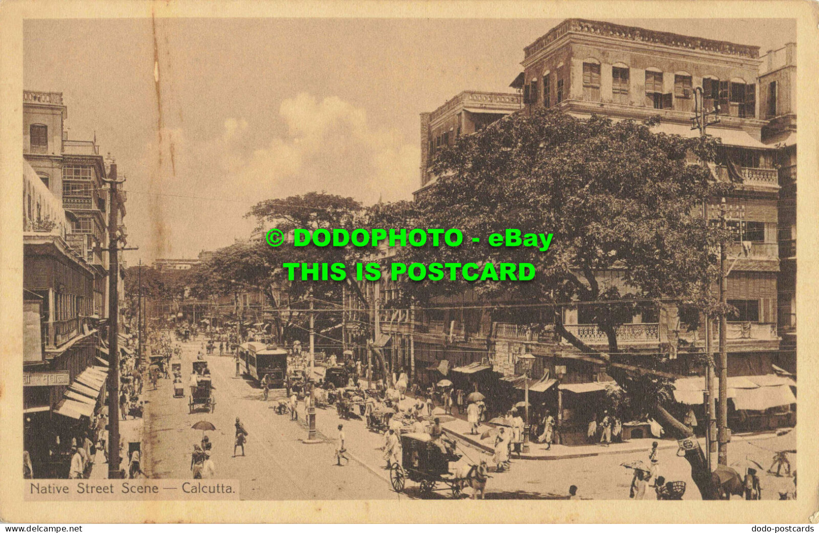 R556339 Calcutta. Native Street Scene. Thacker. Spink. Johnston And Hoffmann - Monde