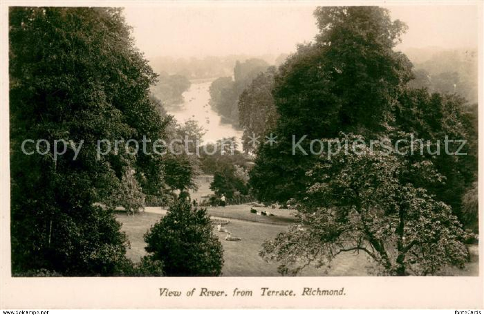 73621176 Richmond British Columbia View Of River From Terrace Richmond British C - Zonder Classificatie