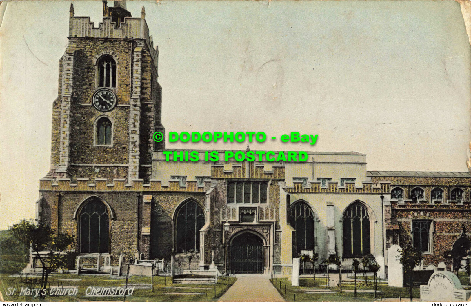 R556343 Chelmsford. St. Mary Church. B. And D. Kromo Series. No. T. 21937. 1908 - Monde