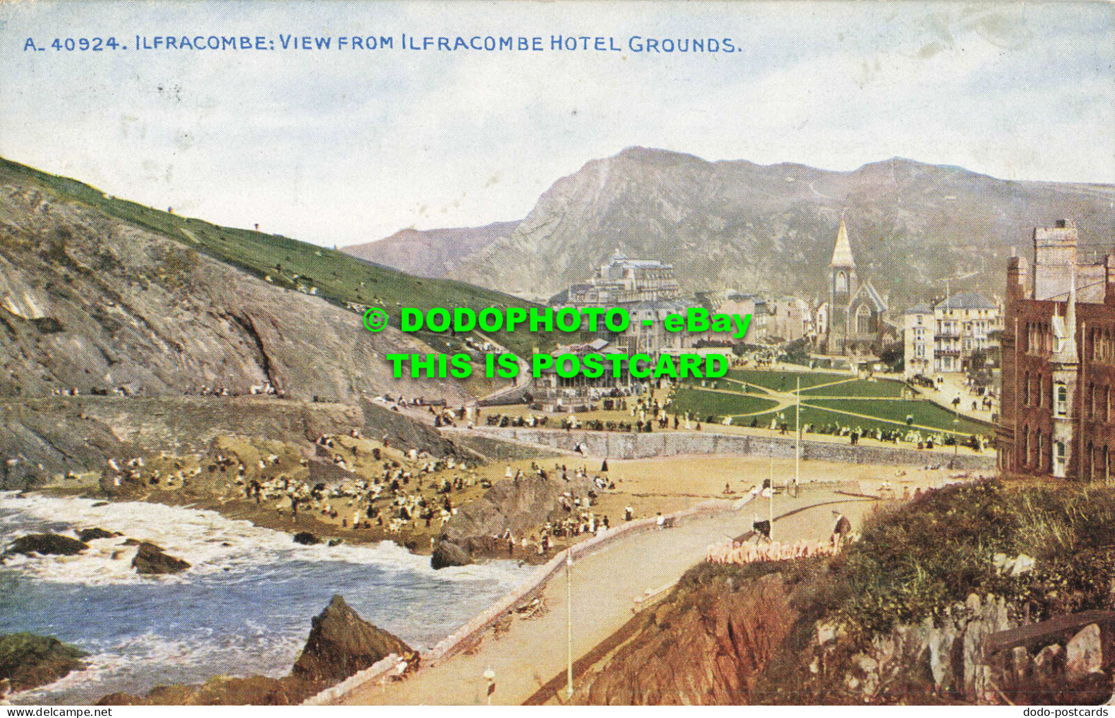 R556662 A. 40924. Ilfracombe. View From Ilfracombe Hotel Grounds. Celesque Serie - Monde