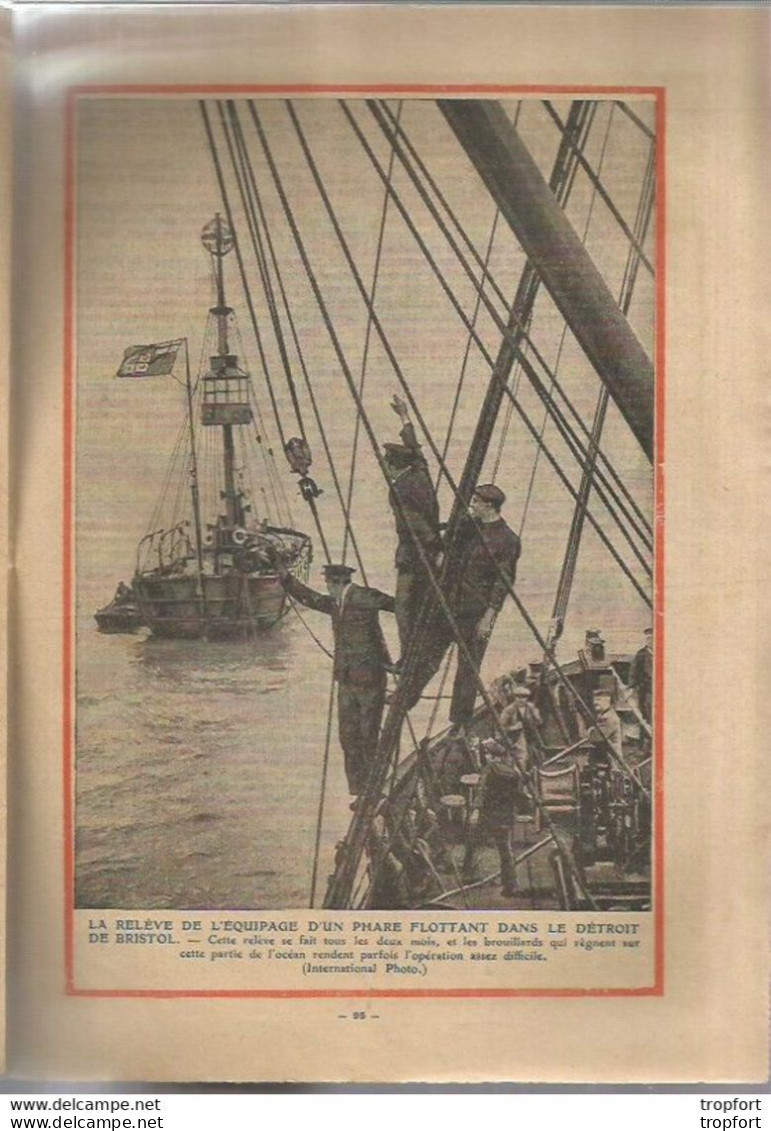 P1 / Old Newspaper Journal Ancien 1932 / Aerodrome ORLY Bébé Bapteme De L'air PARACHUTISME PHARE Flottant Pub BANANIA - 1950 à Nos Jours