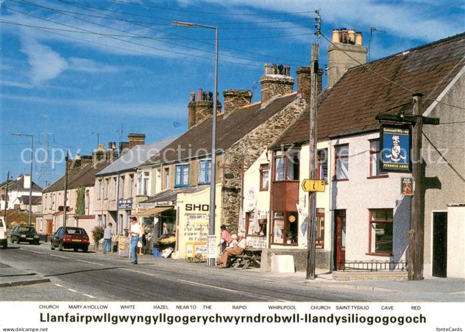 73620535 Llanfairpwllgwyngyll Street Scene In The Village  - Sonstige & Ohne Zuordnung