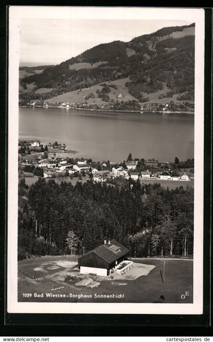 AK Bad Wiessee, Gesamtansicht Mit Gasthaus Sonnenbichl  - Bad Wiessee