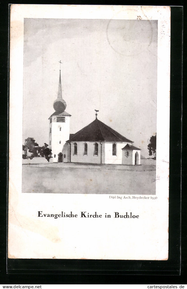 AK Buchloe, Evangelische Kirche  - Buchloe