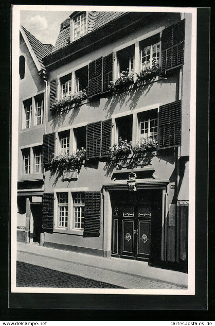 AK Bonn A. Rh., Beethovenhaus In Der Bonngasse  - Bonn