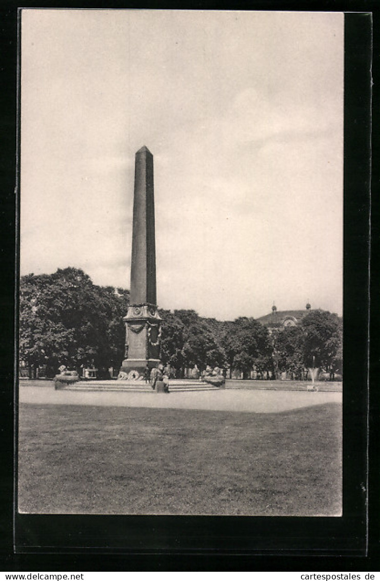 AK Braunschweig, Löwenwall, Denkmal Der Herzöge  - Braunschweig