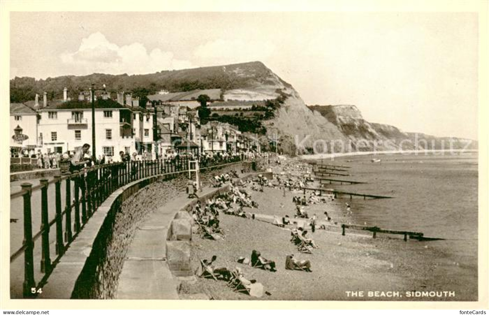 73620482 Sidmouth Town Beach Coast Sidmouth Town - Andere & Zonder Classificatie