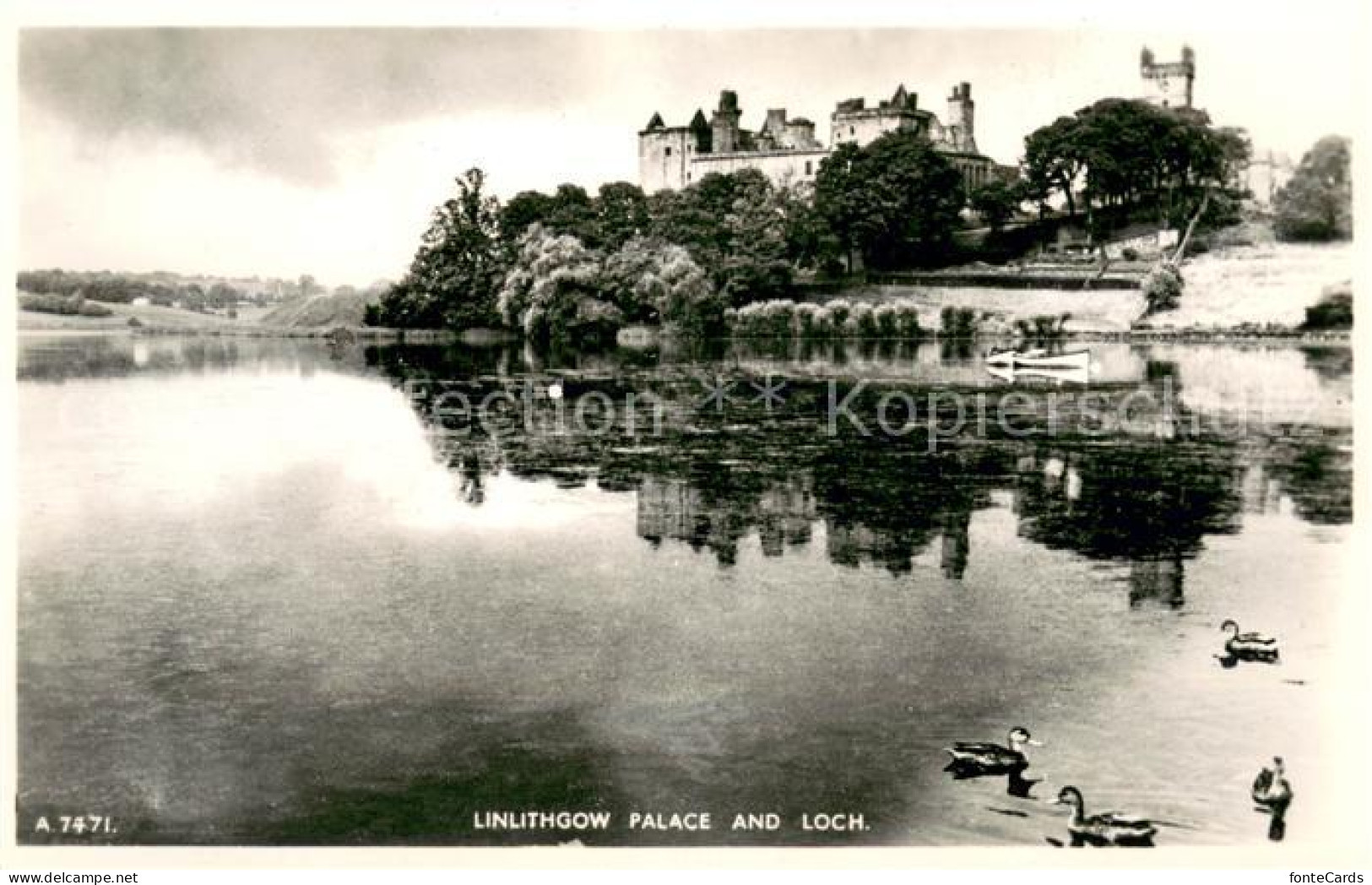 73620474 Linlithgow Palace And Loch  - Sonstige & Ohne Zuordnung