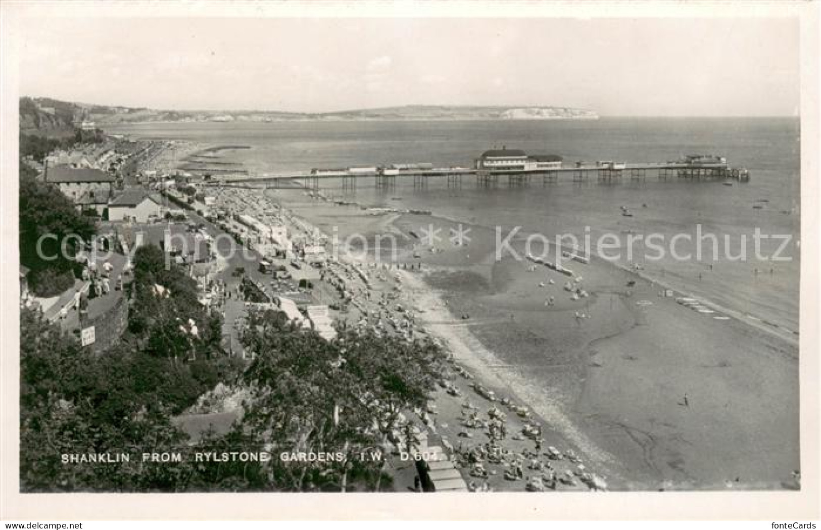 73620468 Shanklin View From Rylstone Gardens Coast Shanklin - Autres & Non Classés