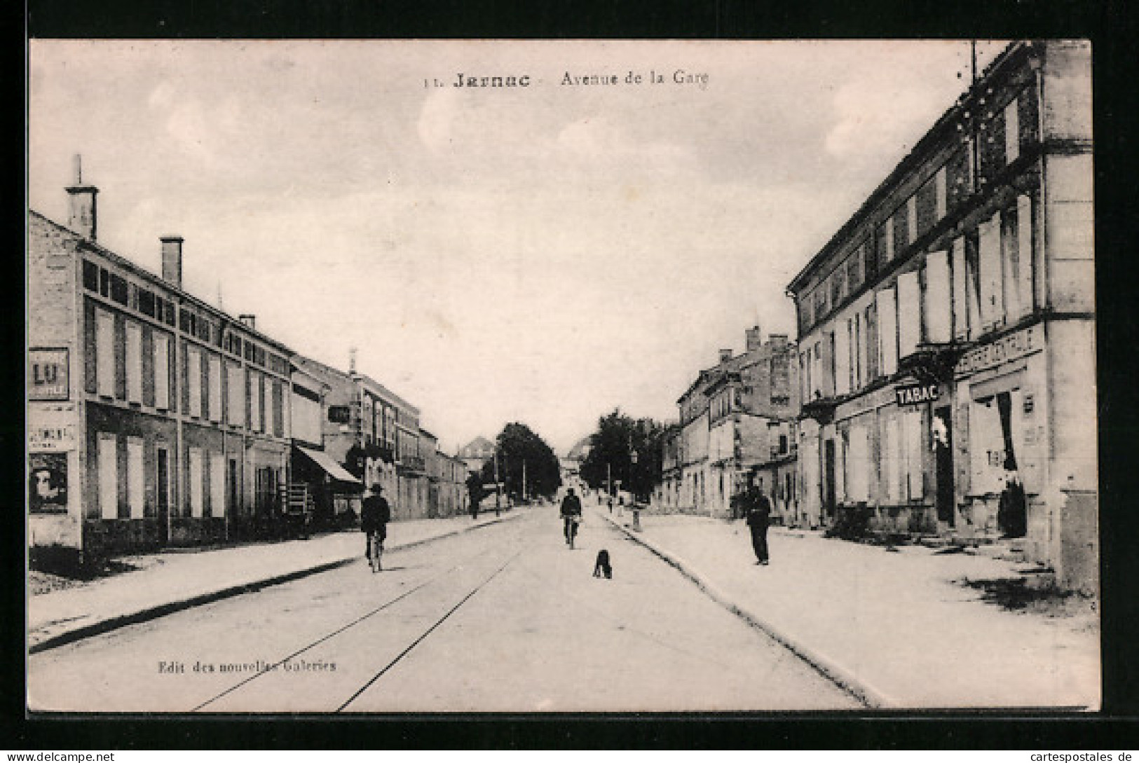 CPA Jarnac, Avenue De La Gare  - Jarnac