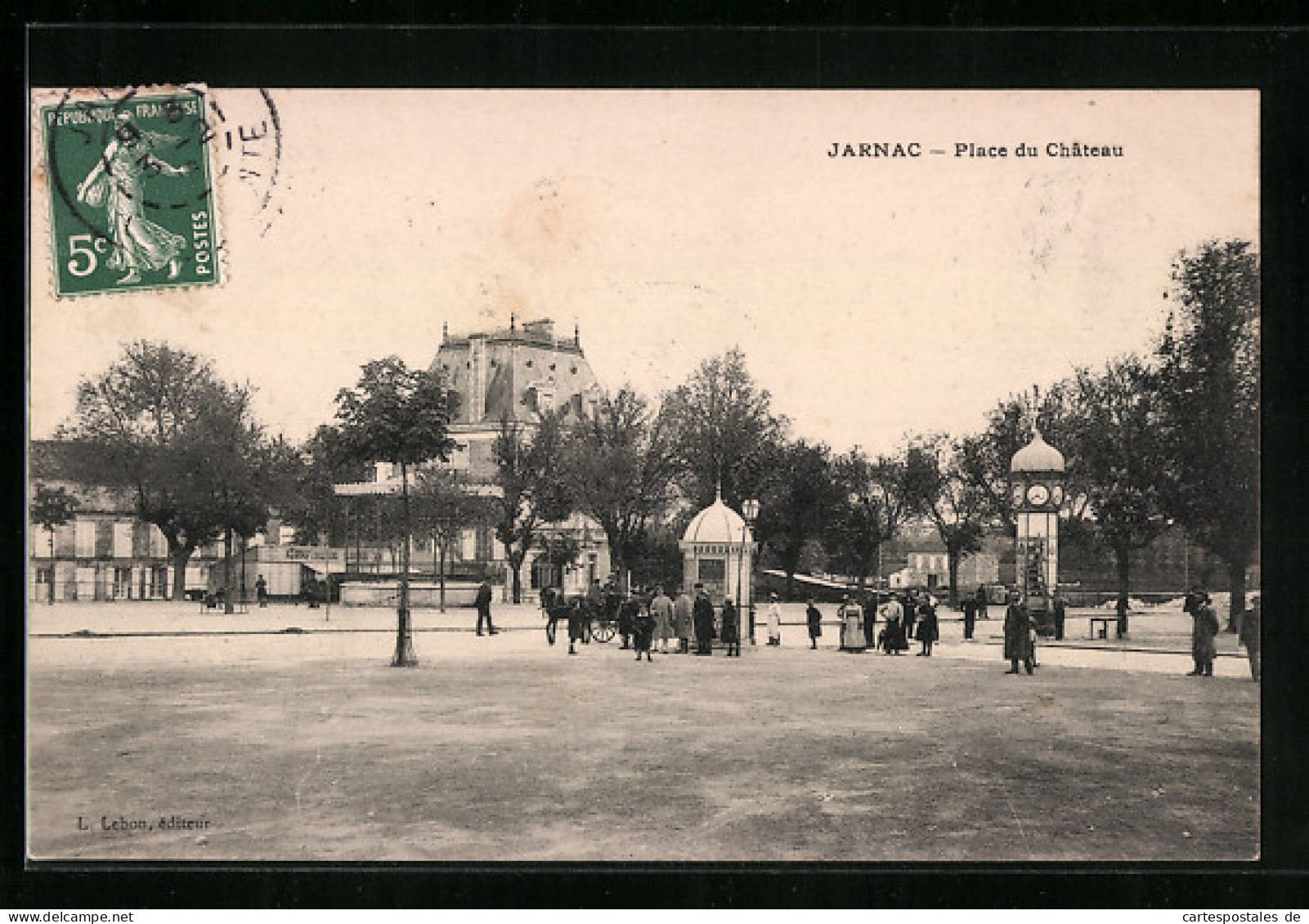 CPA Jarnac, Place Du Chateau  - Jarnac