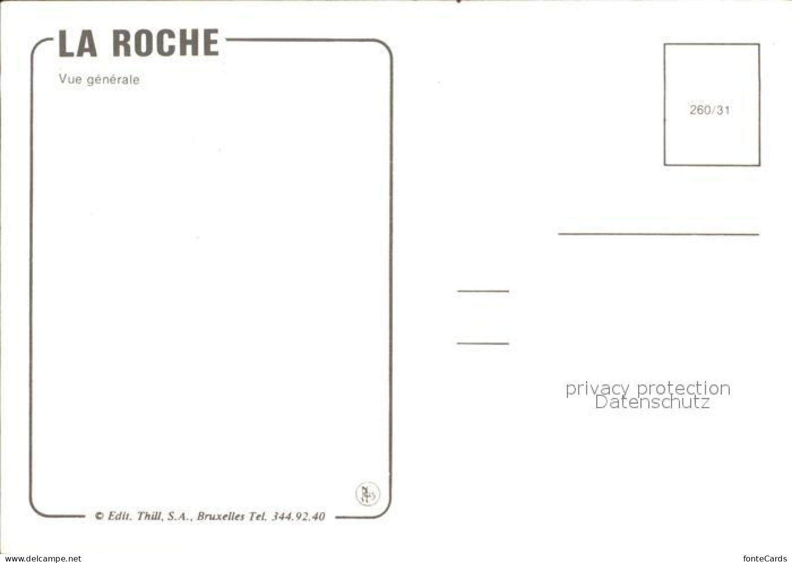 12113840 La Roche FR Vue Generale Aerienne La Roche FR - Andere & Zonder Classificatie