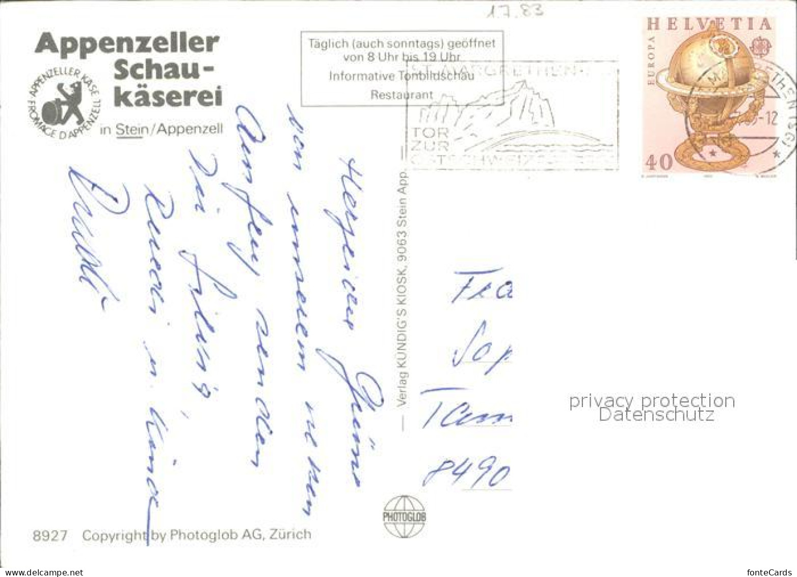 12109854 Appenzell IR Schaukaeserei Stein Kessel Kaeselager Utensilien Appenzell - Other & Unclassified