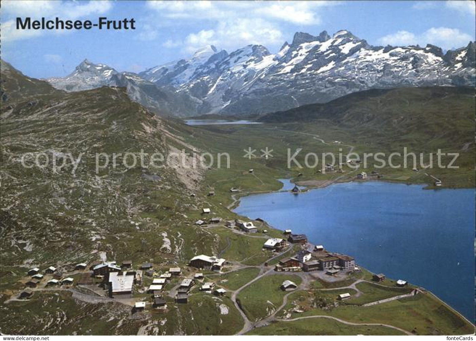 12109853 Melchsee-Frutt Mit Tannensee Fliegeraufnahme Melchsee-Frutt - Sonstige & Ohne Zuordnung