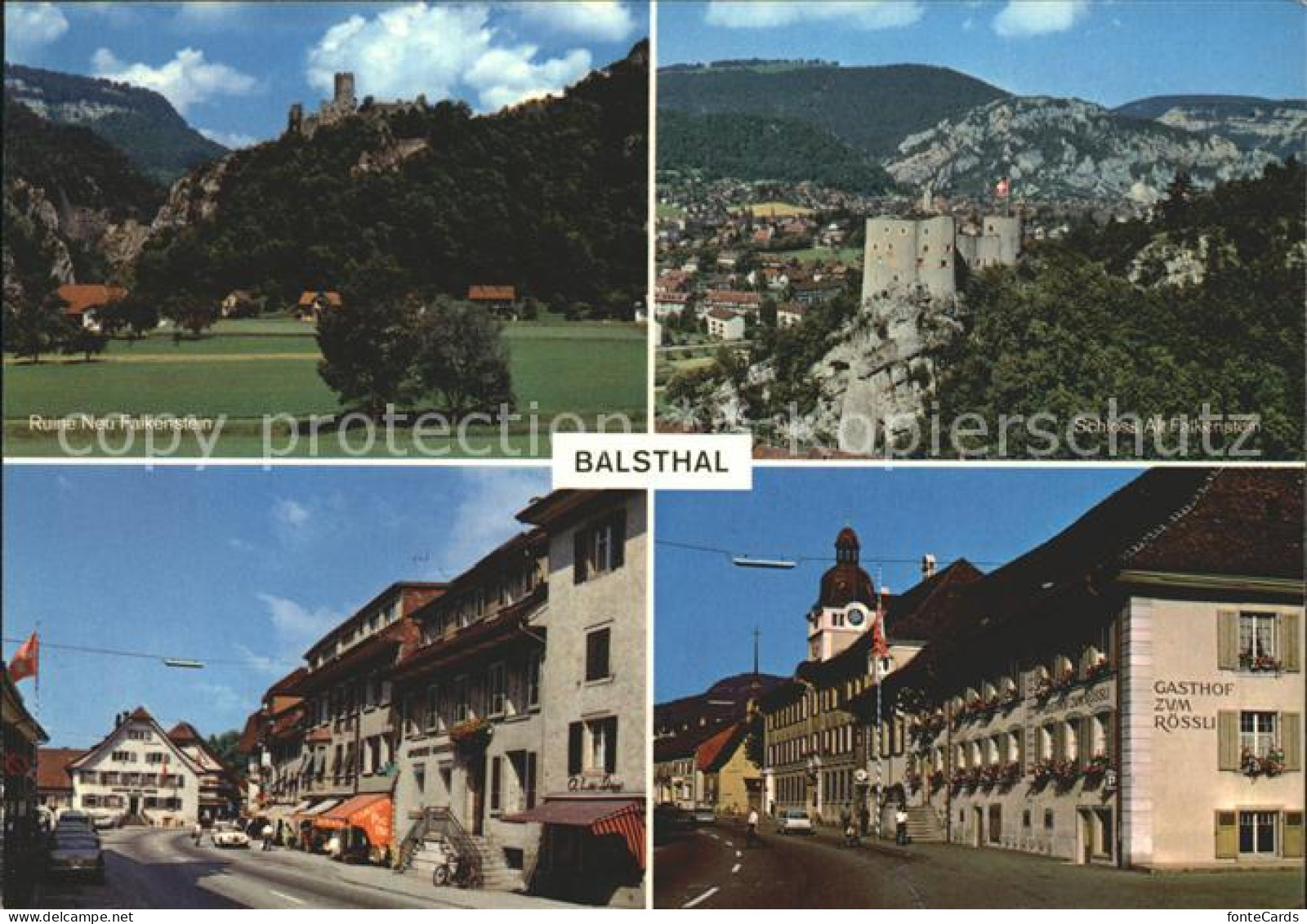 12107088 Balsthal Schloss Alt Falkenstein Ruine Neu Falkenstein  Balsthal - Autres & Non Classés