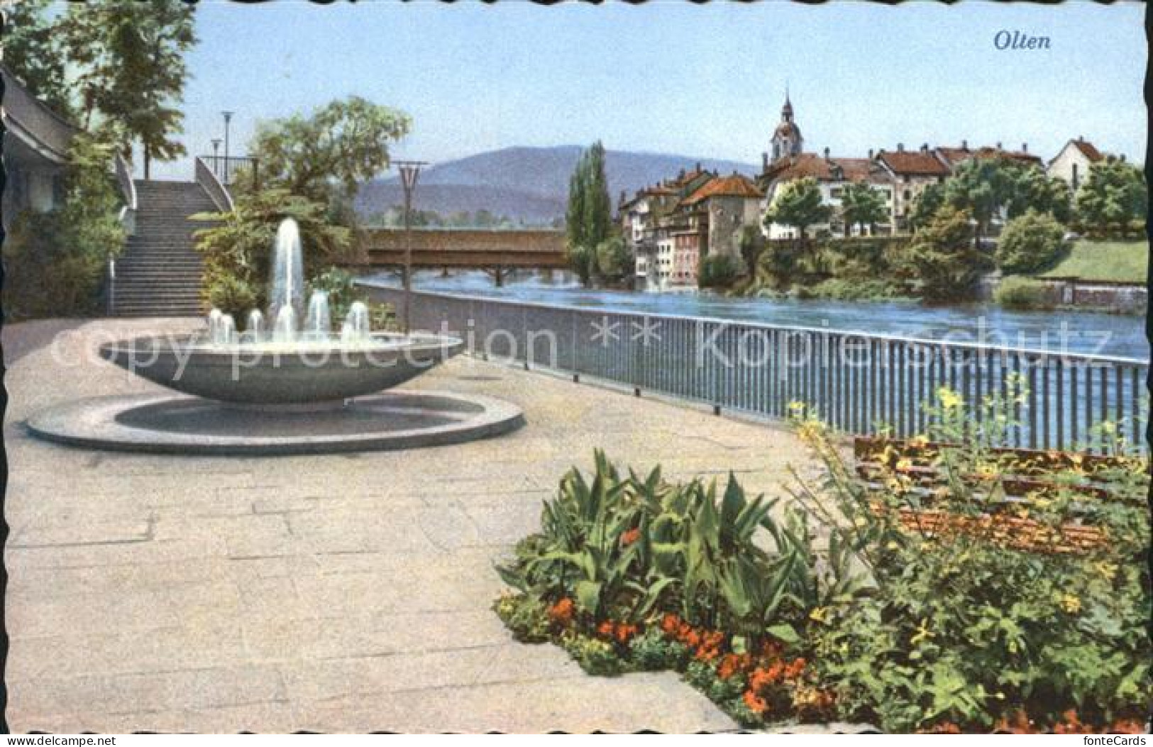 12091401 Olten Bruecke Brunnen Olten - Sonstige & Ohne Zuordnung