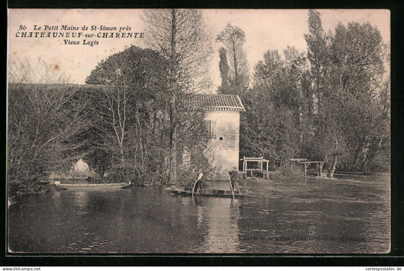 CPA Chateauneuf-sur-Charente, Le Petit Maine De St-Simon, Vieux Logis  - Chateauneuf Sur Charente