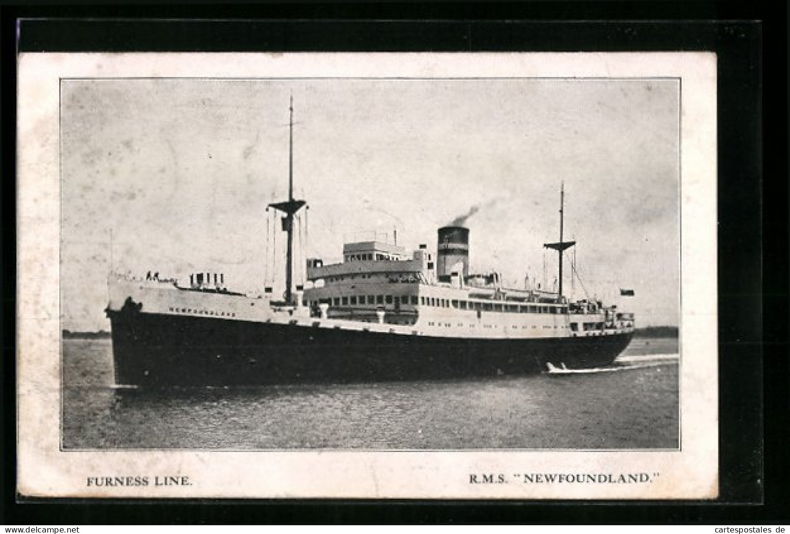 AK R.M.S. Newfoundland In Voller Fahrt  - Dampfer