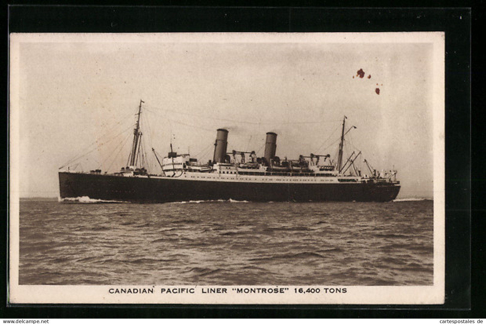 AK Canadian Pacific Liner Montrose Auf Hoher See  - Dampfer
