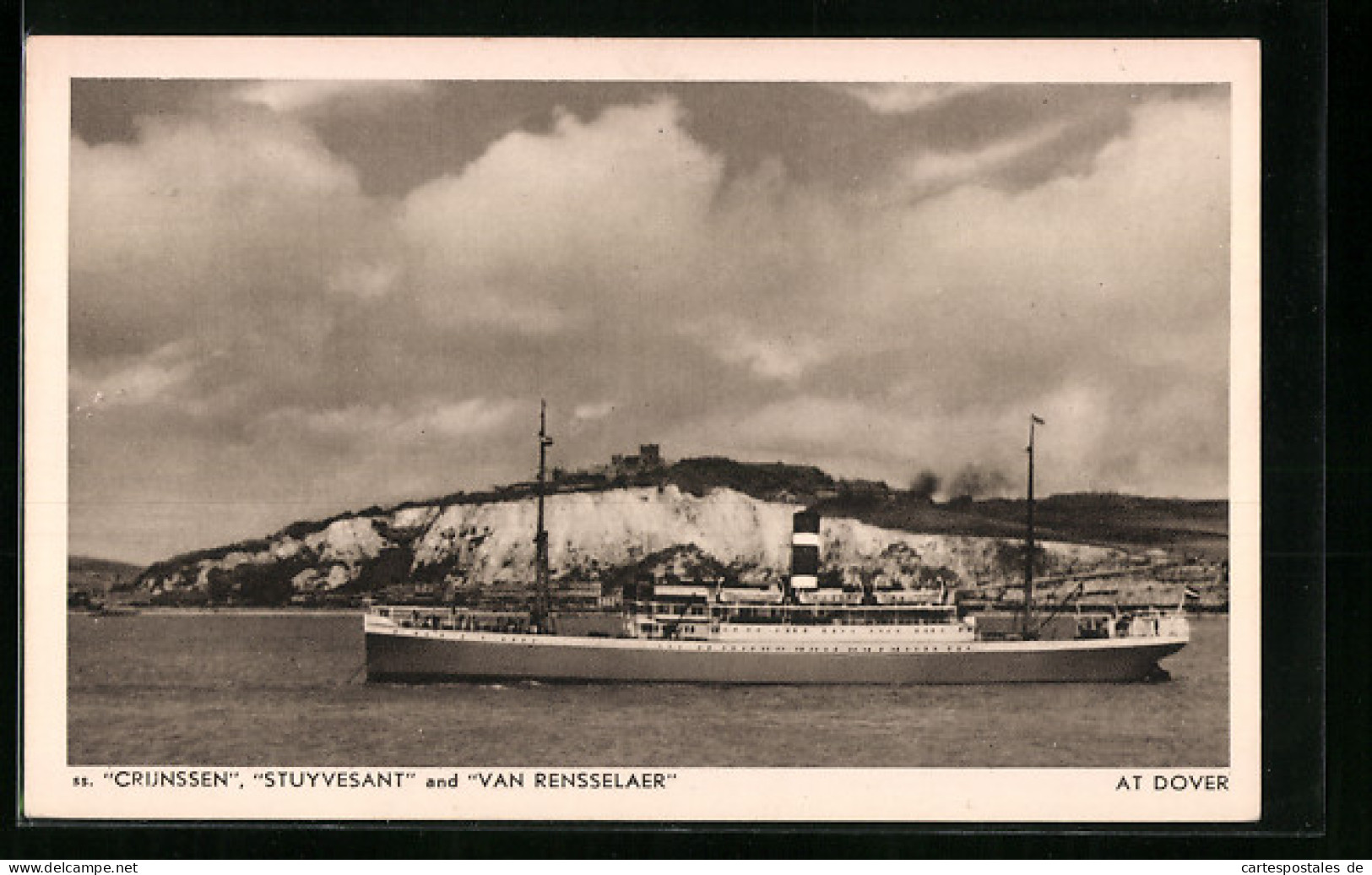 AK Passagierschiff Crijnssen At Dover  - Passagiersschepen