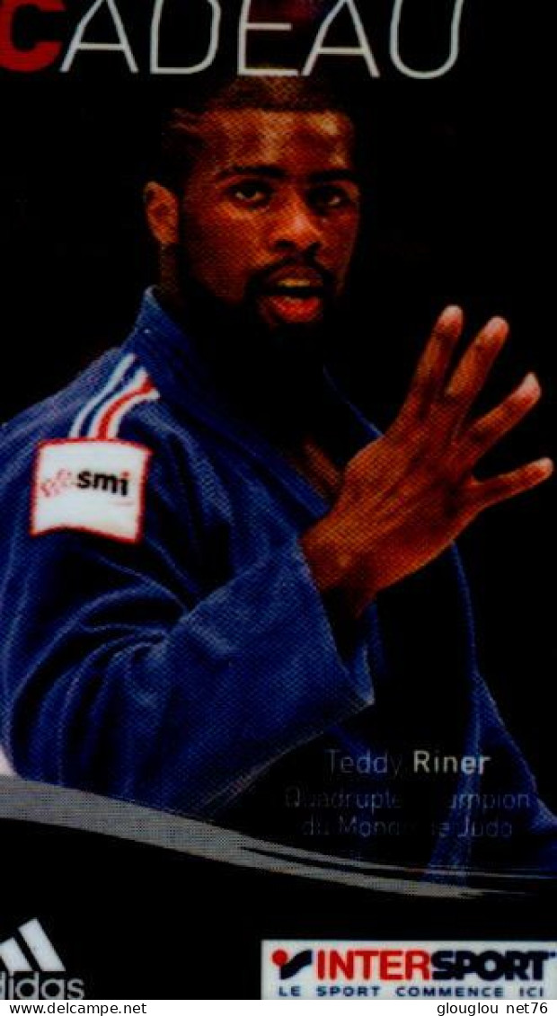 CARTE CADEAU  INTERSPORT....TEDDY RINER - Gift And Loyalty Cards