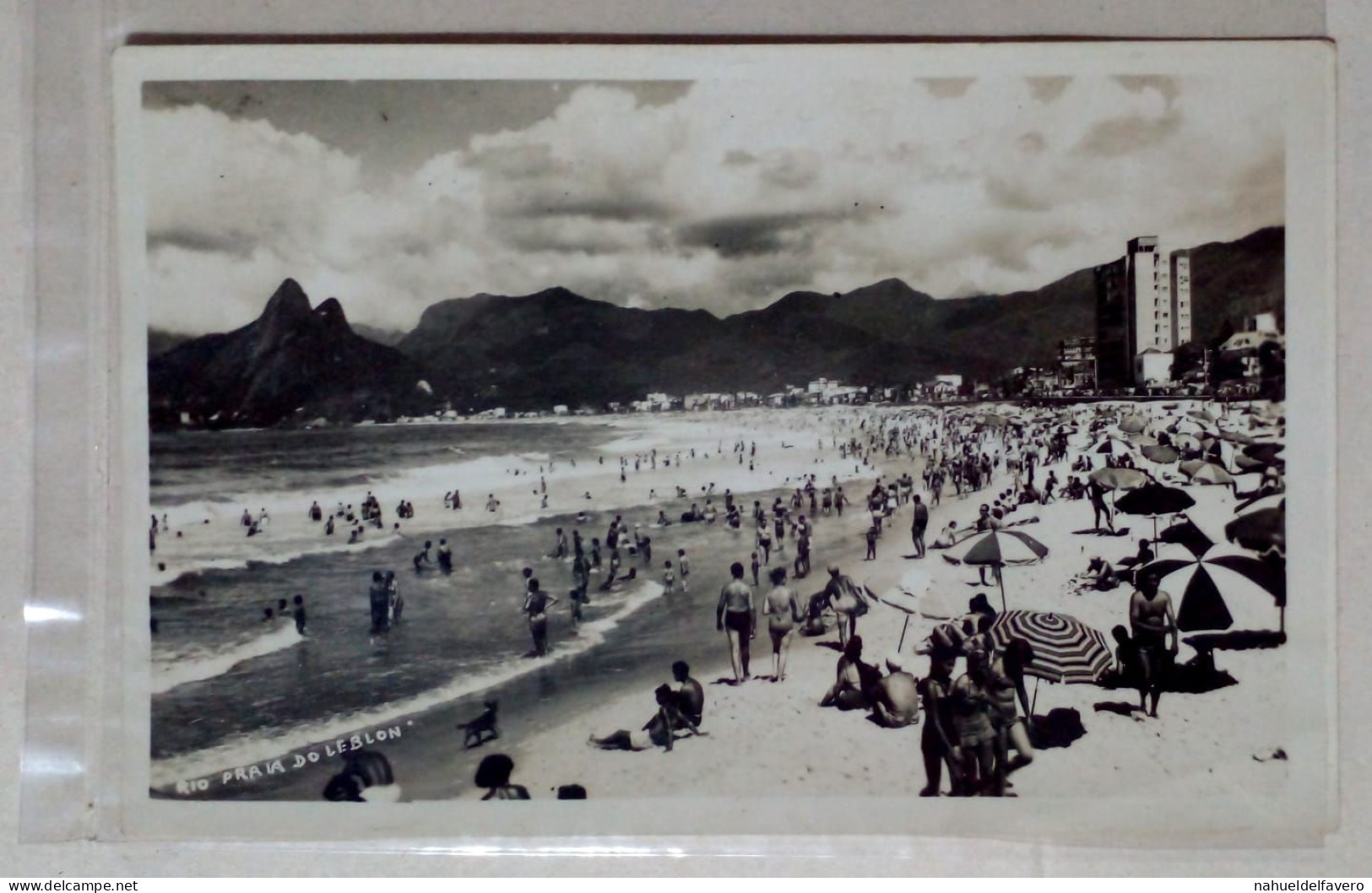 Carte Postale - Praia Do Leblon, Rio De Janeiro, Brésil. - Rio De Janeiro