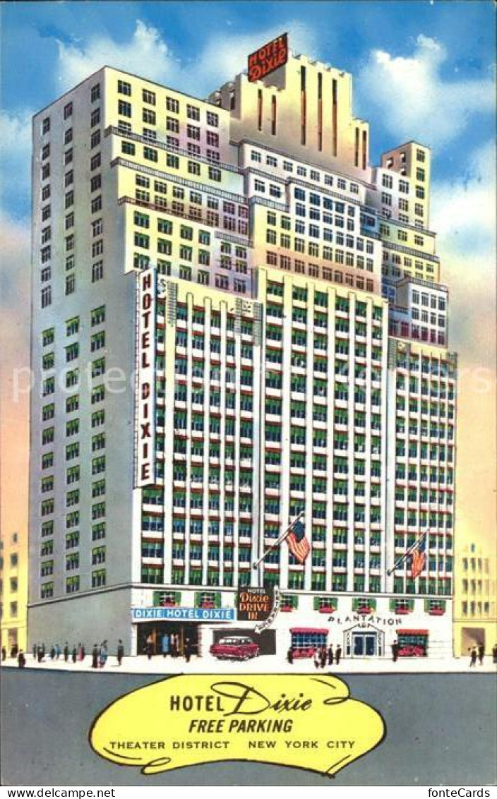 12069887 New_York_City Hotel Dixie Illustration - Sonstige & Ohne Zuordnung