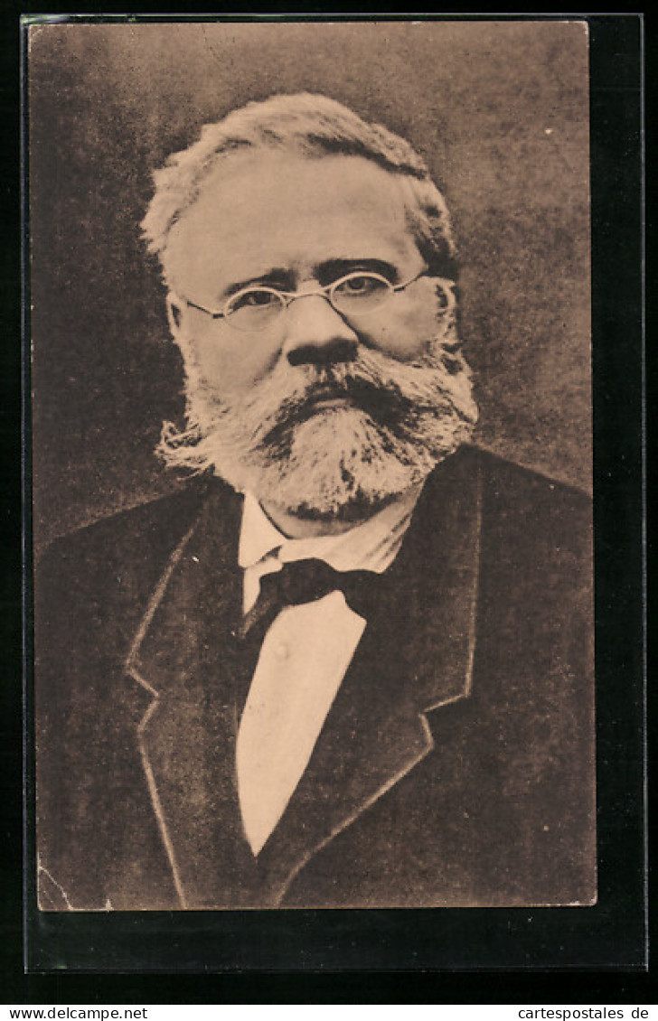 AK Dr. Fritz Reuter, Portrait Des Dichters  - Writers