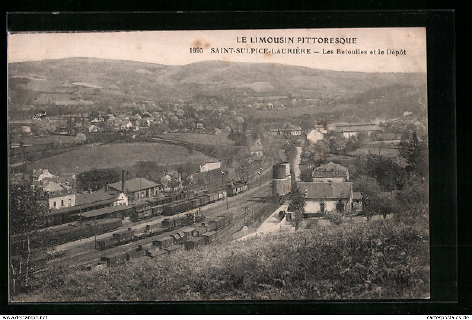 CPA St-Sulpice-Laurière, Les Betoulles Et Le Depot  - Otros & Sin Clasificación