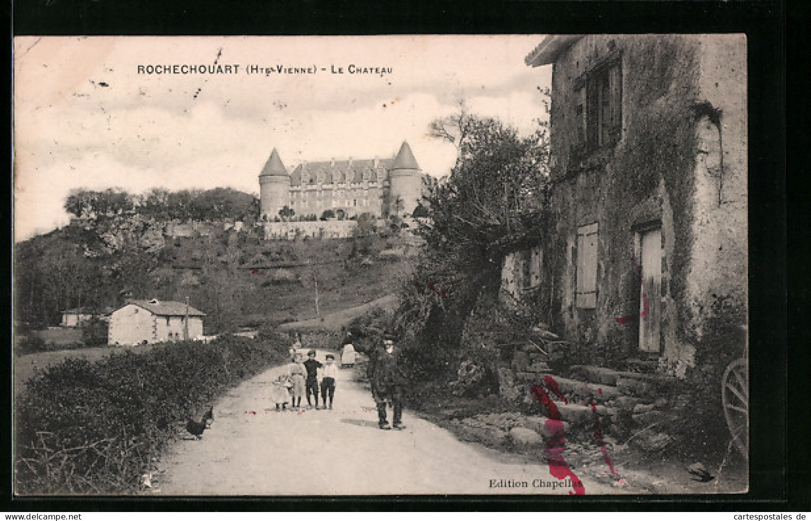 CPA Rochechouart, Le Chateau  - Rochechouart