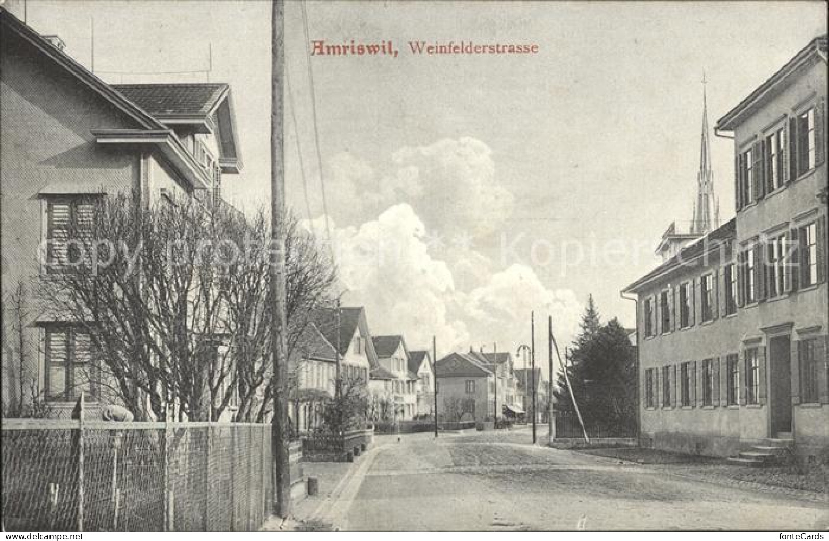 12058572 Amriswil TG Weinfelderstrasse Amriswil TG - Autres & Non Classés