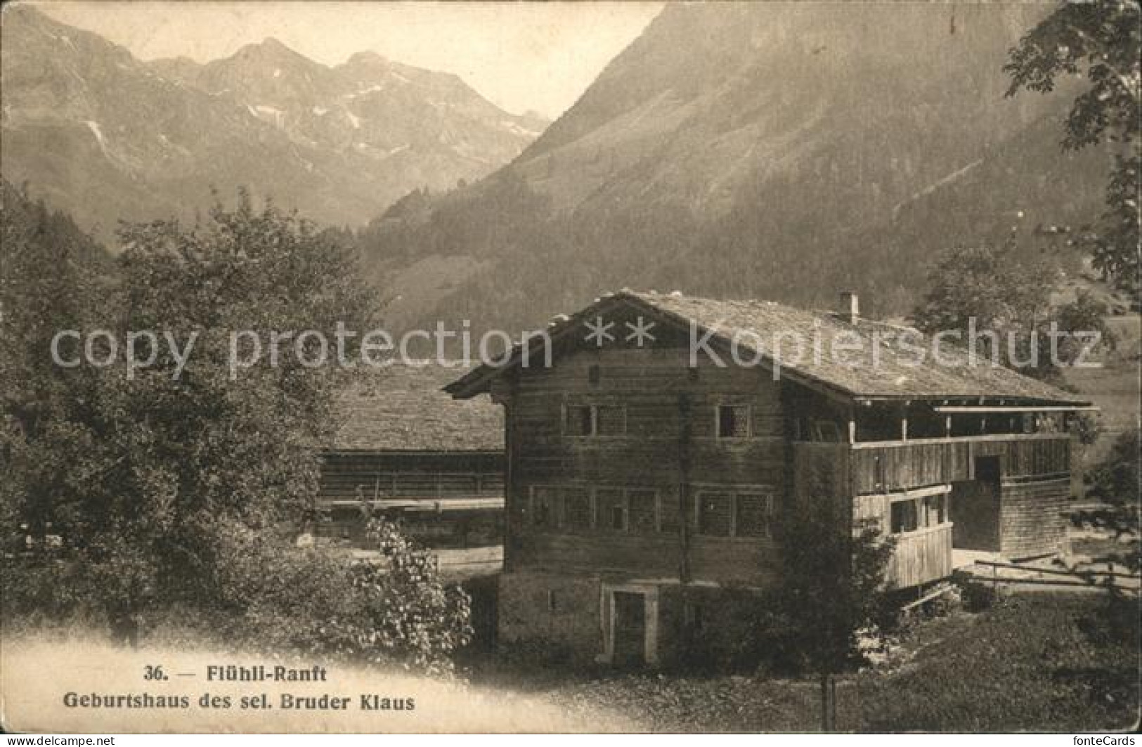 12057523 Fluehli Ranft Geburtshaus Des Bruder Klaus Fluehli Ranft - Sonstige & Ohne Zuordnung