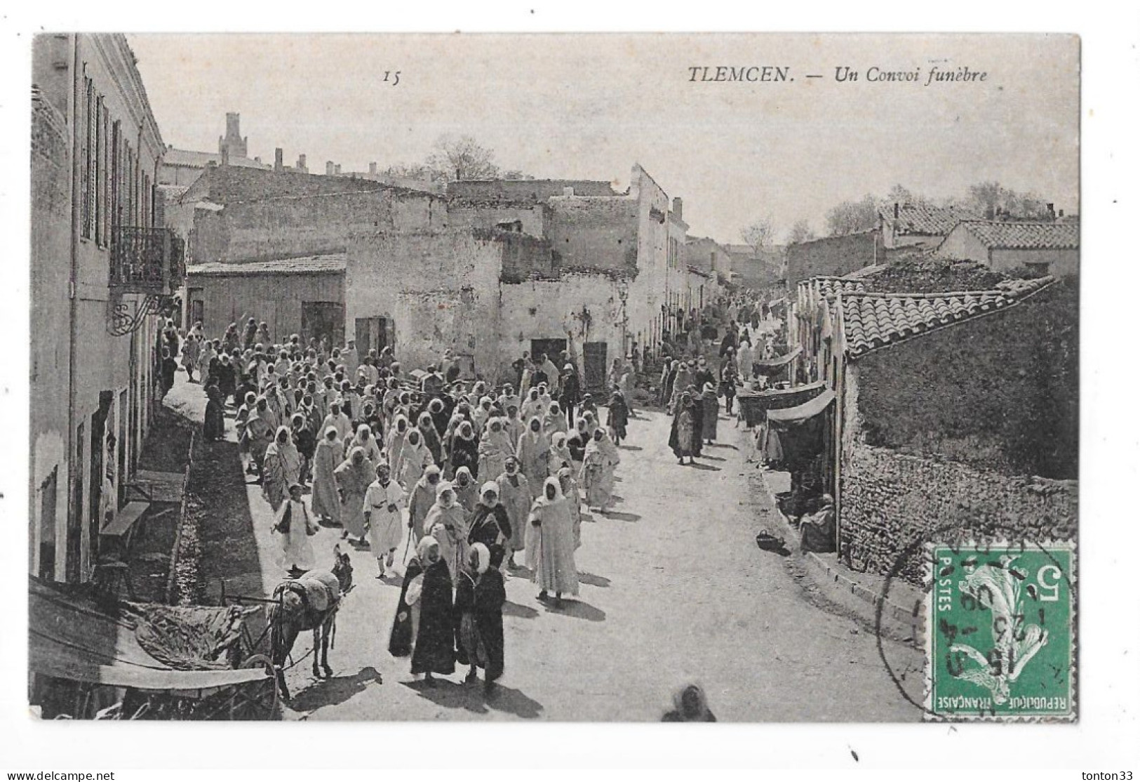 TLEMCEN - ALGERIE -  Un Convoi Funèbre  - TOUL 7 - - Tlemcen