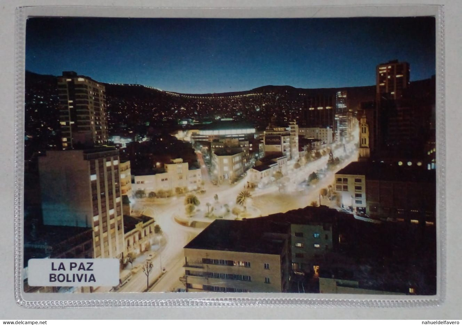 Carte Postale - Nuit De La Paz, Bolivie. - Bolivië