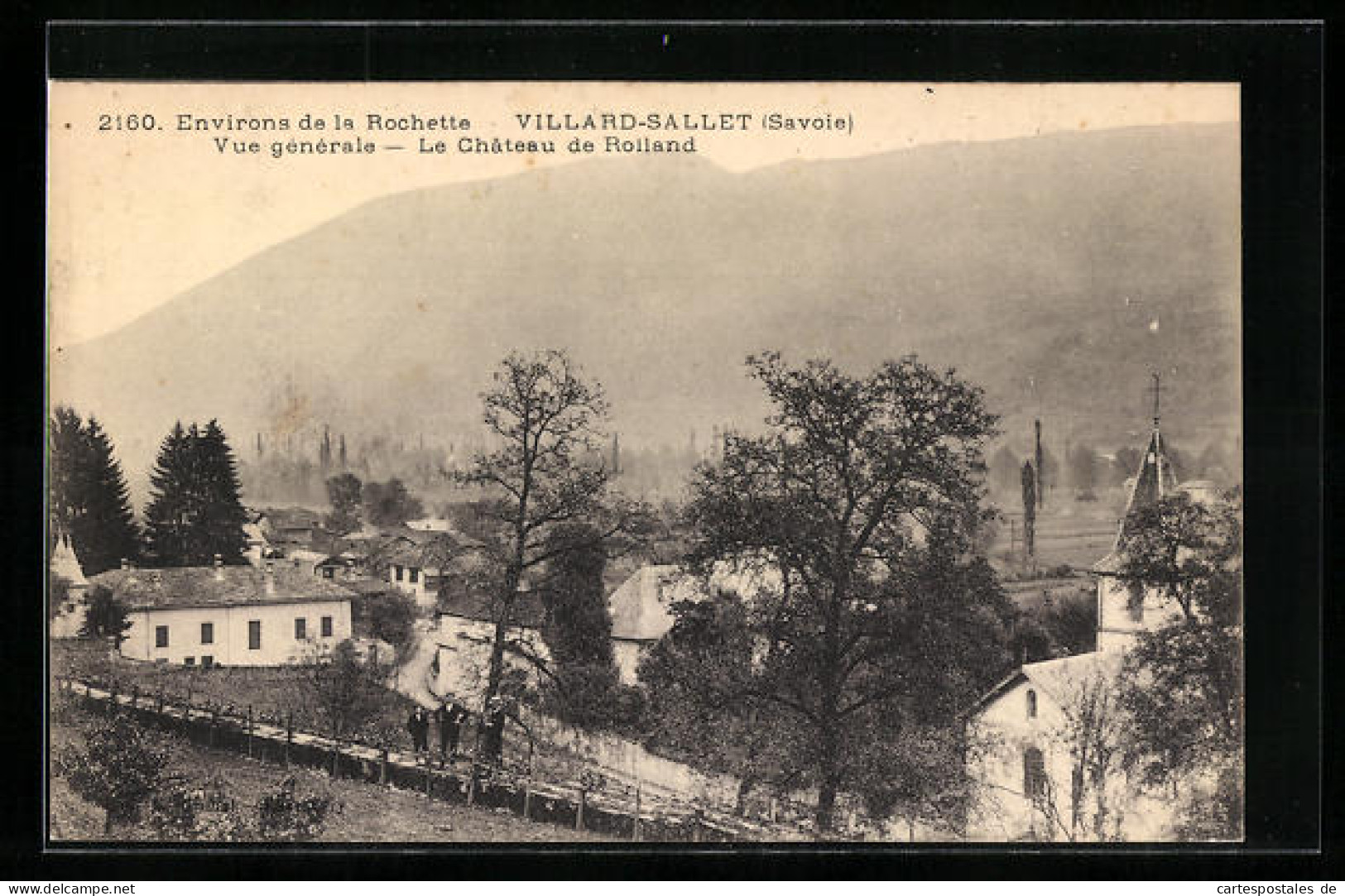CPA Villard-Sallet, Vue Generale, Le Chateau De Rolland  - Other & Unclassified